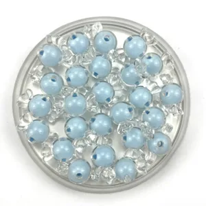Light blue candy-shaped acrylic beads inner color loose beads DIY handmade craft accessories