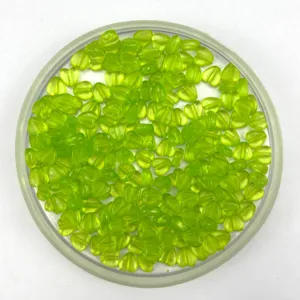 6mm plastic heart beads green loose craft beads for DIY handmade bracelets necklaces toys