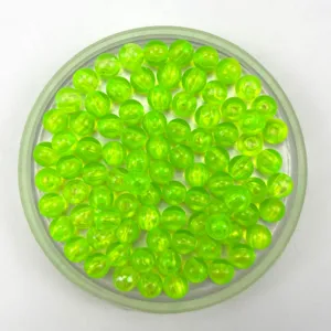 Transparante groene acryl ronde kralen, ideaal voor kinderen DIY handgemaakte sieraden.