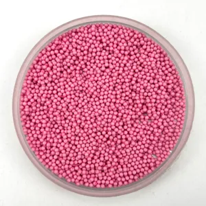 Acrylic Plastic Beads No Hole Micro Beads Candy Color Round Beads For DIY Craft Jewelry Making Decoration