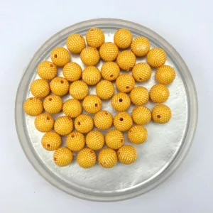 8mm acrylic dotted bayberry beads for DIY jewelry making, phone chains, and clothing accessories.