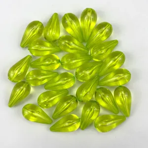 12x24mm Acrylic Teardrop Pendant Beads DIY Handmade Curtain Jewelry Accessories Craft