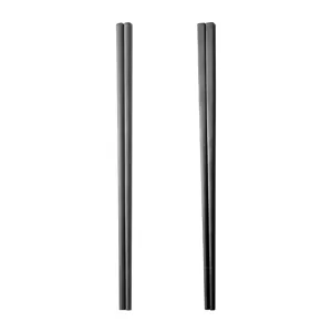 Alloy chopsticks set for home dining, high temperature resistant and anti-slip design.