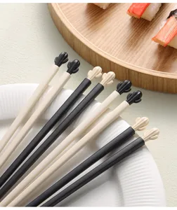 Cactus chopsticks 22cm alloy non-slip reusable kitchen tableware for daily home dining use.