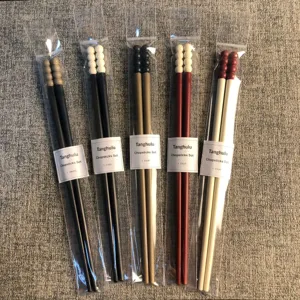 Juego de palillos de aleacion Tanghulu vajilla elegante domestica utensilios cocina