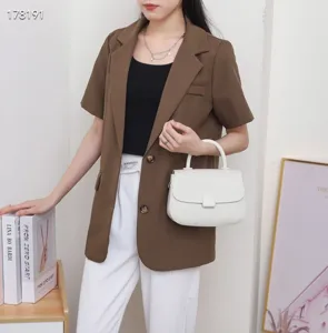 Stylish white leather handbag for women, elegant top handle flap shoulder bag, casual chic purse