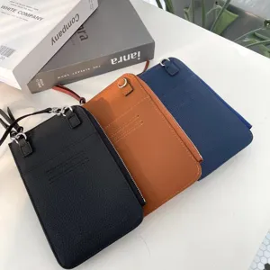 Borsa a tracolla piccola in vera pelle da donna elegante borsetta porta cellulare chic