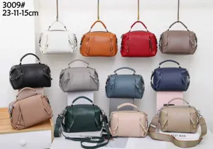 Genuine leather shoulder bag for women, large capacity casual tote and crossbody handbag.