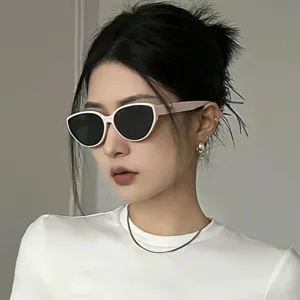 Women Vintage Cat Eye Sunglasses UV400 Protection Fashion Retro Small Frame Sun Glasses For Driving Travel Daily Wear