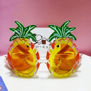 Ananas feest zonnebril grappig fruit bril voor Hawaiiaanse strand verjaardag feestje rekwisieten