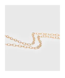 Detailed view of a golden metallic chain strap accessory, perfect for stylish shoulder bags.