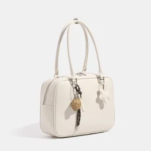 Bolso de hombro retro de gran capacidad para mujer, elegante bolso casual chic.
