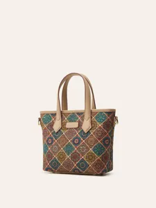 Ethischer Druck Kork Shopper Handtasche für Damen elegante Umhängetasche modische Tasche.