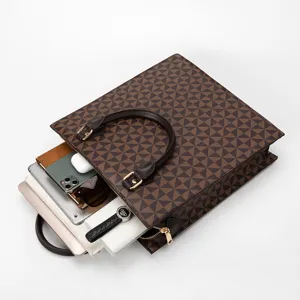 2025 Neue Geometrische Tote Tasche Business Große Kapazität Handtasche Umhängetasche