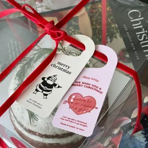 Red velvet ribbon for Christmas gift packaging box decoration and bow tying 10m long