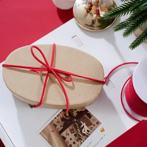 Nastro in Finta Pelle Scamosciata Filo di Velluto per Artigianato Fatto a Mano Confezione Regalo Decorazione Regalo Festa Natale Matrimonio Capodanno