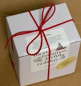 Cordino in camoscio rosso nastro di velluto decorativo per scatola regalo di Natale fai da te.