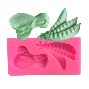 Stampo in Silicone per Verdure Pisello Cavolo Strumento Decorazione Torte Fondente Cioccolato Cottura Argilla Gesso Artigianato