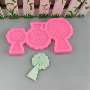 Stampo in silicone albero per decorazione torta, fondente, pasticceria, resina, argilla