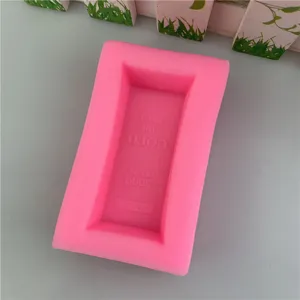 Large gold bar silicone mold for 999 gold fondant cake tool and handmade soap making
