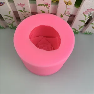 Grosse Silikon Rosenbluetenform zum Backen, fuer Moussekuchen, handgemachte Seifen und Kerzen.