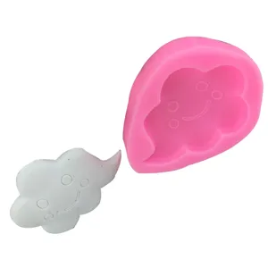 Silicone smiling cloud mold for cake decorating fondant chocolate baking DIY tools cute