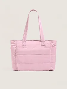 Korean style cloud padded tote bag for women, lightweight multi-compartment shoulder handbag.