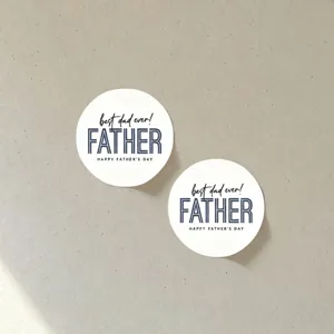 Adesivi Sigillatura Autoadesivi Rotondi Minimalisti Etichette Confezione Regalo Festa Del Papà Adesivi Decorativi Fai Da Te Scatola Torta Per Confezioni Regalo Festa