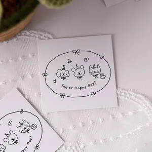 Handgezeichnete niedliche Grußkarte für Kinderfest, ideal für Geschenke und Segenswünsche.