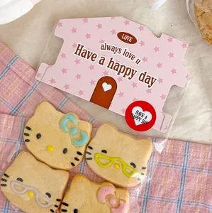 Cartellini per Confezioni Regalo a Forma di Casa Cartoncini con Design a Cartone Animato per Caramelle e Biscotti Accessori per Sacchetti Regalo