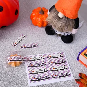 Halloween sealing stickers waterproof decorative labels for gifts packaging party supplies