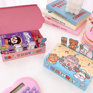 Süße Cartoon Geschenkbox für Kindergeburtstag Party Süßigkeiten Verpackung Beutel.
