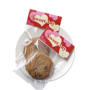 Αγίου Βαλεντίνου Κόκκινη Καρδιά Sweet Day Συσκευασία Κάρτας Δώρου Σετ 2Τεμ