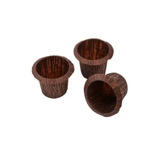 Einweg braune Backpapierbecher Muffin Cupcake Förmchen Kuchenhalter für Küchenbacken