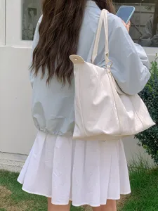 Große Reise-Tragetasche für Damen, stilvolle PU-Leder-Schultertasche für Alltag und Wochenendausflüge.