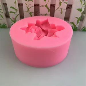 Große rosa Silikonform für DIY handgemachte Aromatherapie Kerze Harz Handwerk und Kuchendekoration