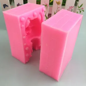 Detailansicht der niedlichen 3D Hund Silikonform für Seife, Kerzen und Backhandwerk.