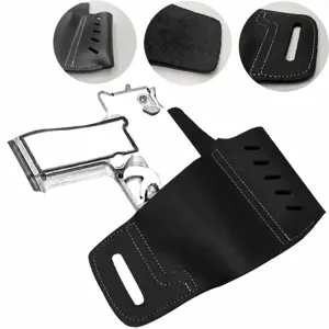 Minimalist Tactical Leather Tool Holster Portable Outdoor Sports Waist Pouch Multi-Function Pocket Waist Bag For Men