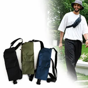 Multifunctional Oxford Cloth Travel Phone Bag Portable Outdoor Crossbody Shoulder Bag Waterproof Passport Pouch Card Holder
