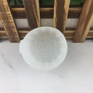 White round silicone mold for baking mooncake dessert chocolate fondant cake decoration tools