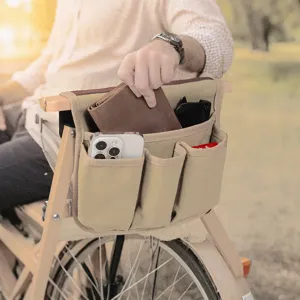 Outdoor Camping Stuhl Armlehne Aufbewahrungstasche Tragbar Segeltuch Seitentasche Organizer Mehrfache Taschen Camping Ausrüstung Zubehör