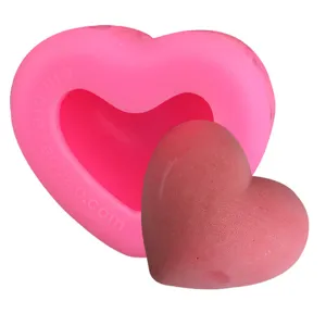 Flexible Silicone Heart Shape Mold For DIY Handmade Soap Chocolate Cake Mousse Resin Gypsum Decoration Baking Pastry Fondant Tool