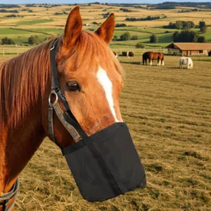 Sac à foin suspendu pour chevaux sac d'alimentation en filet portable grande capacité durable