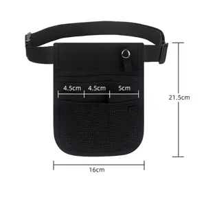 Outdoor multi-functional tool waist bag detail view, multi-pocket tactical fanny pack.
