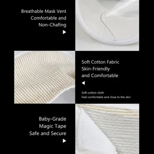Transparante ademende kattenmuilkorf met zachte katoenen doek en baby-klittenband voor huisdier
