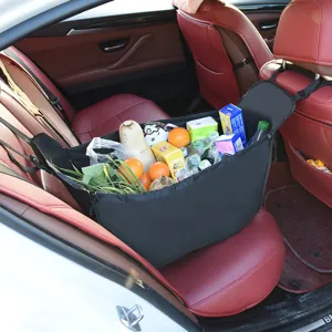 Grote capaciteit auto achterstoel organizer hangende opbergtas voor auto boodschappen.