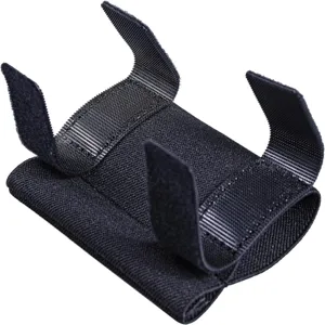 Tactical tourniquet holder elastic retainer band with hook and loop for outdoor combat belt.