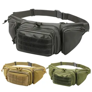 Langlebige multifunktionale taktische Gürteltasche Outdoor Sport Hüfttasche mit vielen Fächern.