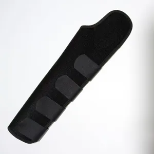Professionale protggi coda per cavalli nero con pratiche cinghie in velcro per equitazione.