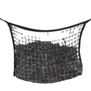 Sac à foin suspendu en filet de nylon durable pour chevaux, accessoire équestre stable